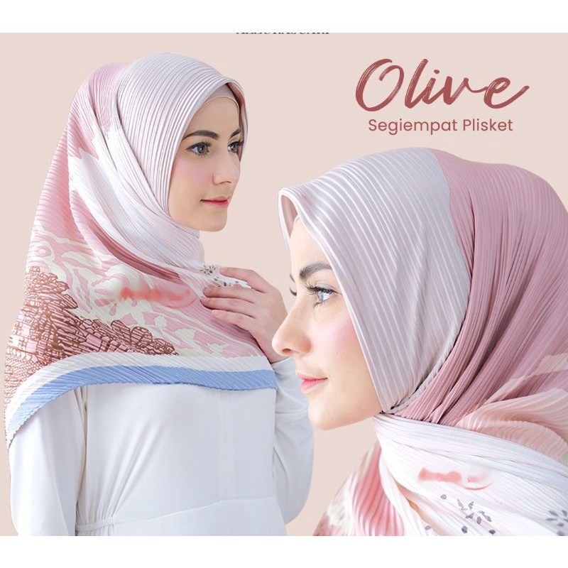 Segiempat Plisket Premium Aksen Mutiara Segi4 Plisket Motif Segiempat Motif Premium Murah Segiempat 