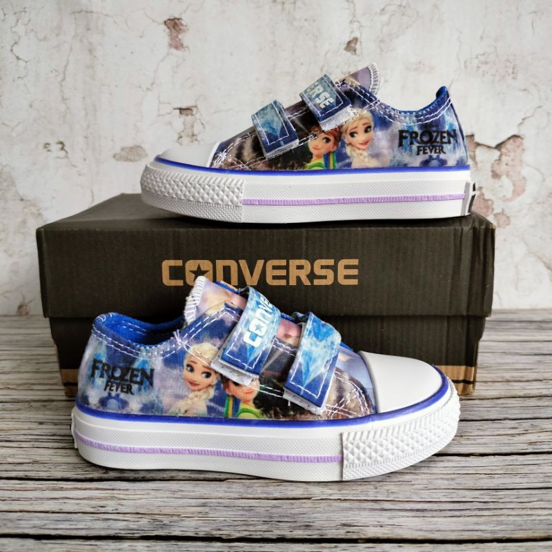 SEPATU ANAK CONVERSE FROZEN PREMIUM QUALITY CONVERSE KIDS FROZEN ELSA