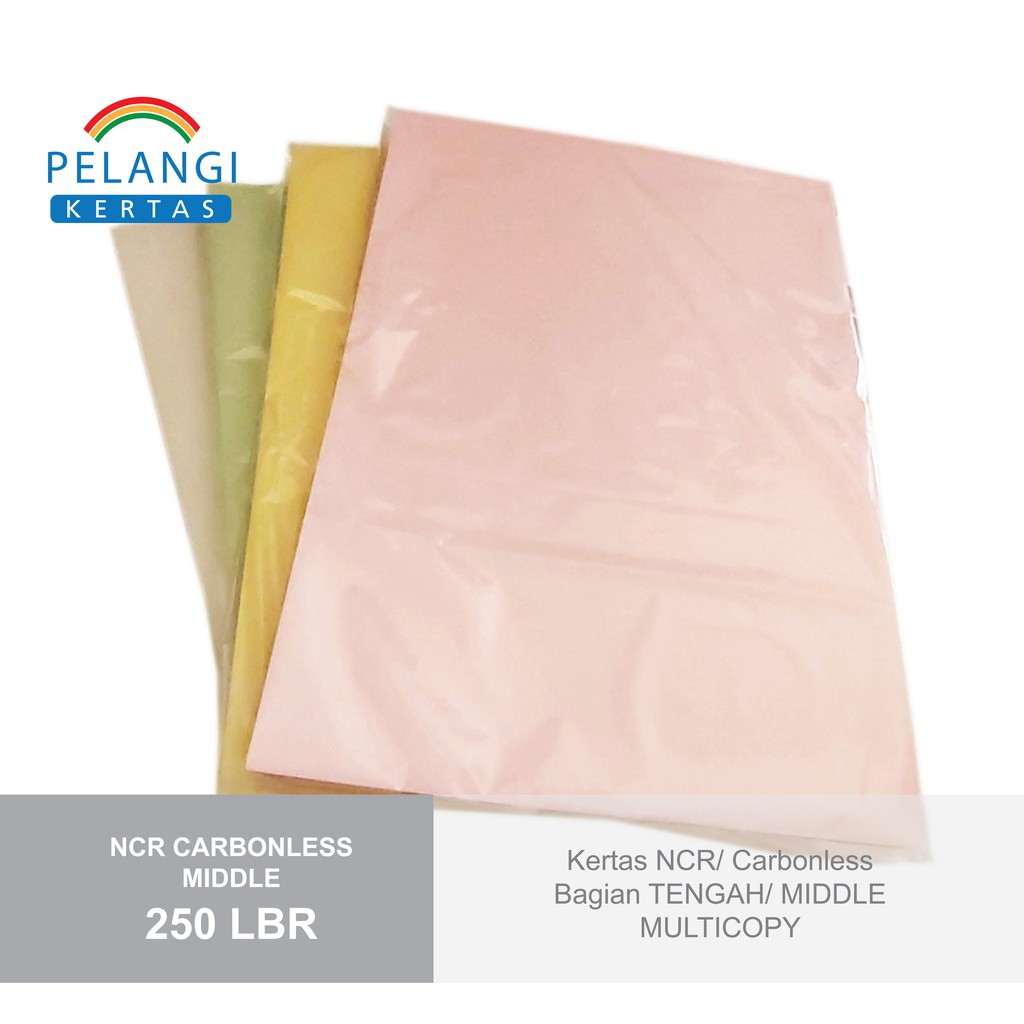 

Kertas NCR Folio/F4 MIDDLE Bagian Tengah 250 Lembar Multicopy