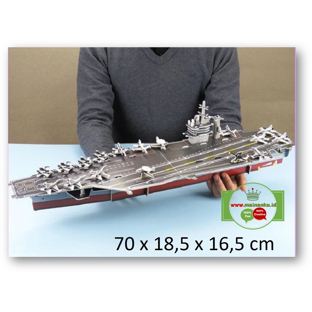 PUZZLE 3D KAPAL MINIATURE UKURAN BESAR