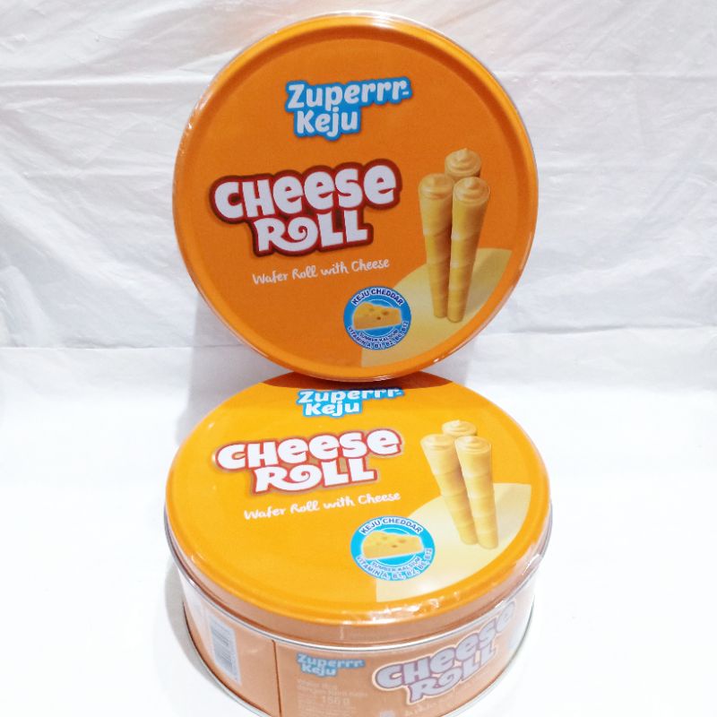 Zuperrr Keju Cheese Roll Kaleng