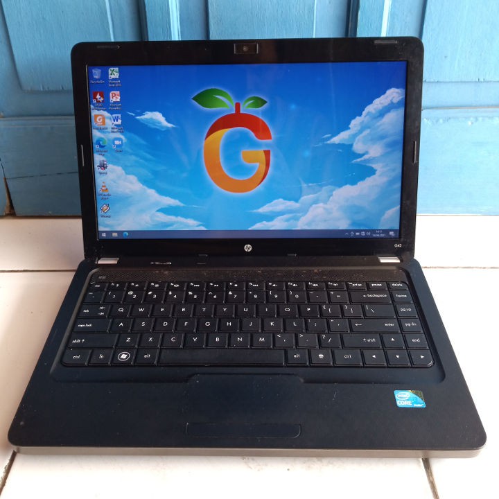 HP G42 Intel Core i3 380M RAM 4GB SSD 128GB Windows 10 Laptop Second Bekas Murah