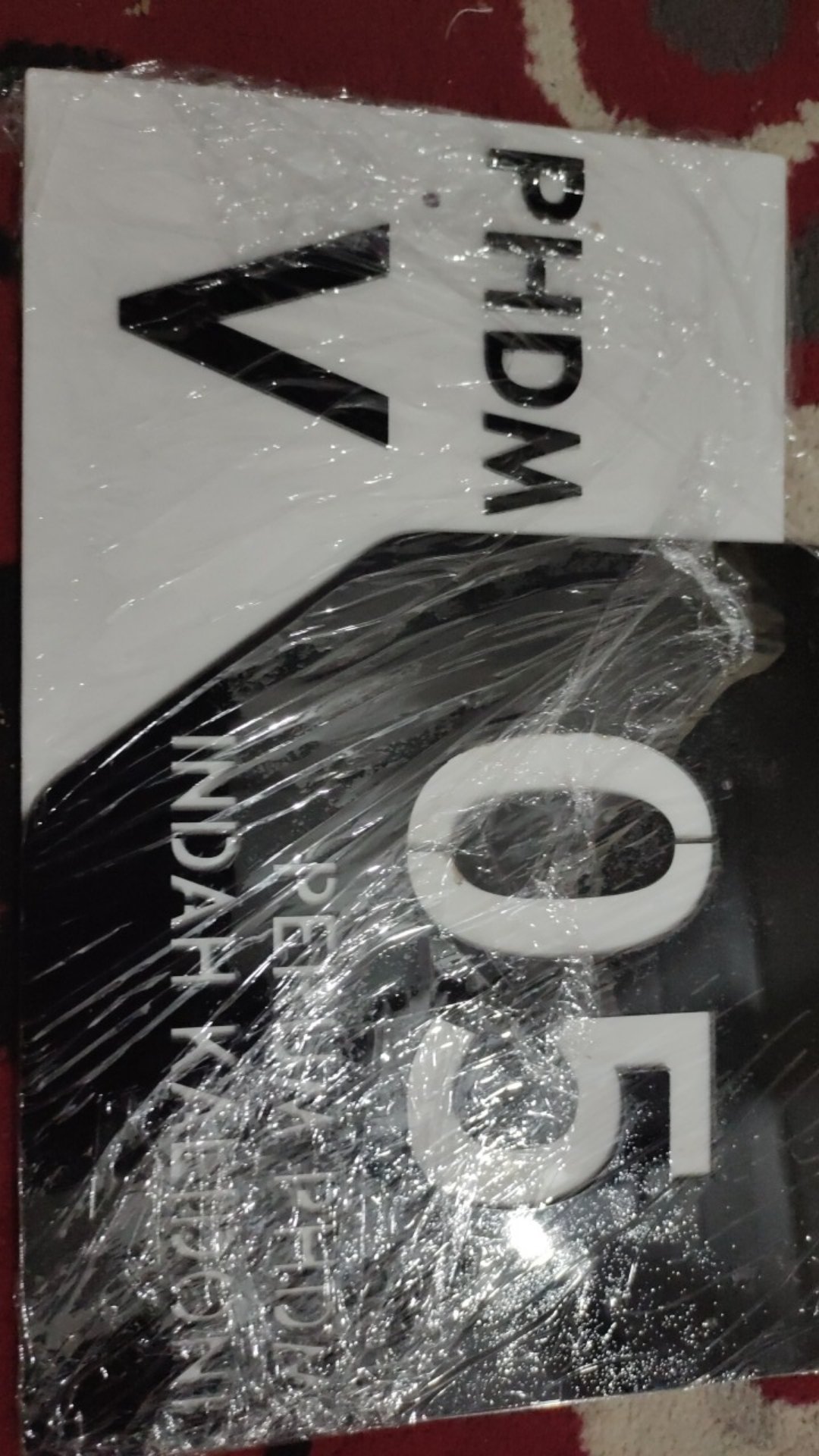 Nomor Rumah Acrylic/akrilik Modern Minimalis Model 002