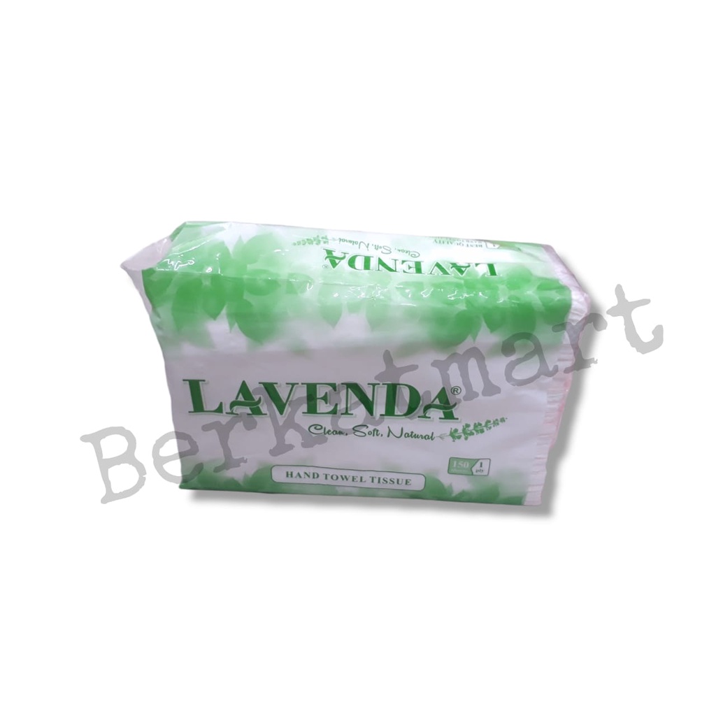 Tisu Handtowel Lavenda 150 sheets / Tissue