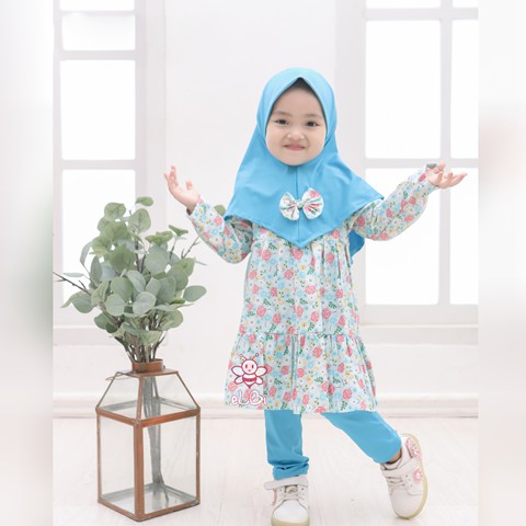 Baju Muslim Anak Perempuan / Baju Muslim Anak Bayi 1 Tahun Taalia / Gamis Anak Cantik