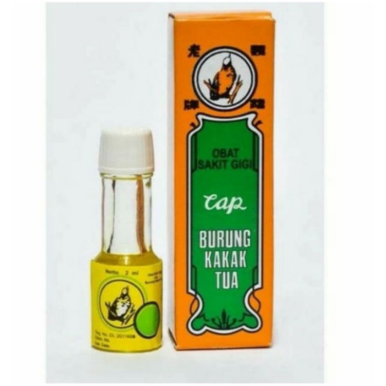 obat sakit gigi cap burung kakak tua jamin ori