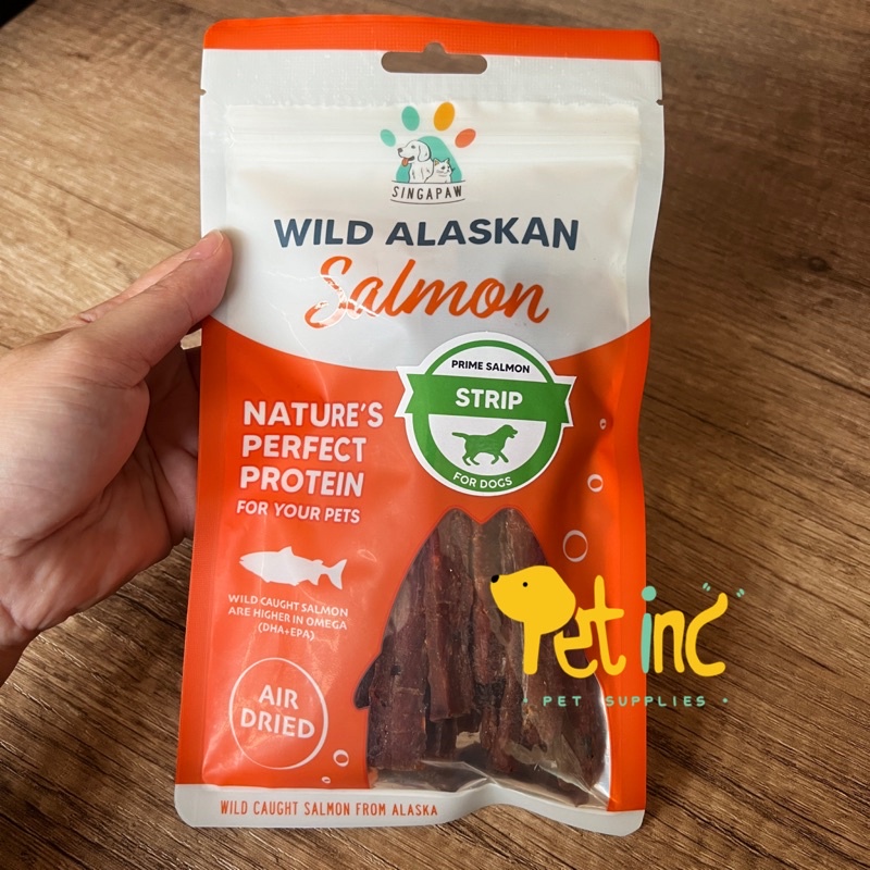 Wild alaskan salmon strip