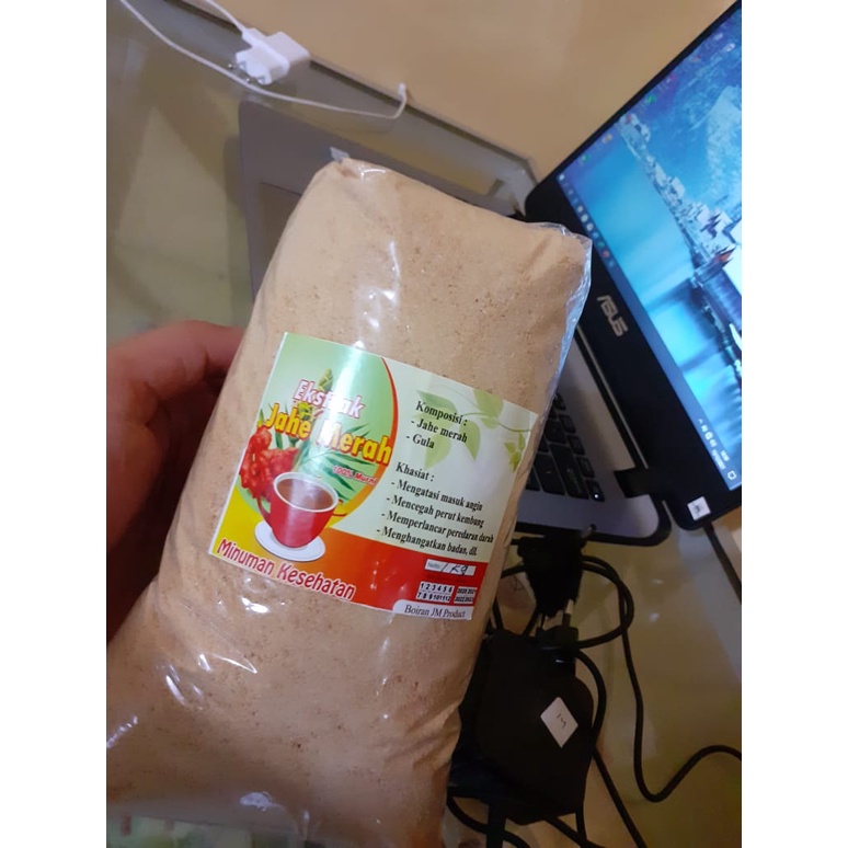 

Jahe Merah Bubuk Murni Kemasan 1kg