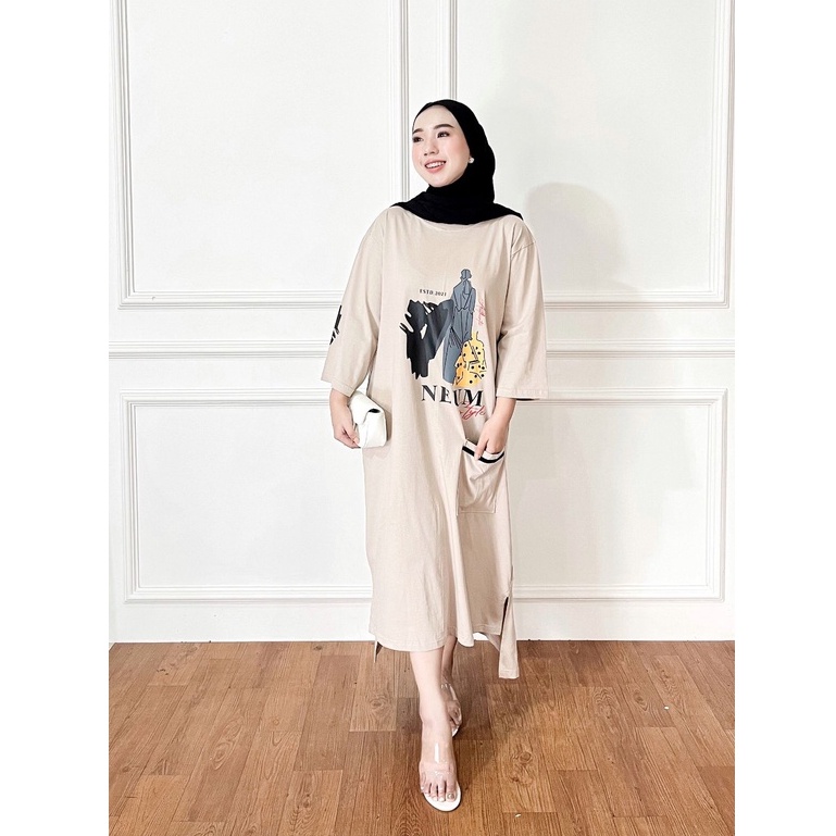 PESONANEUM24 - Long Tunik Terbaru Long Tunik NEUM tunik wanita modern Long tunik import Long tunik k