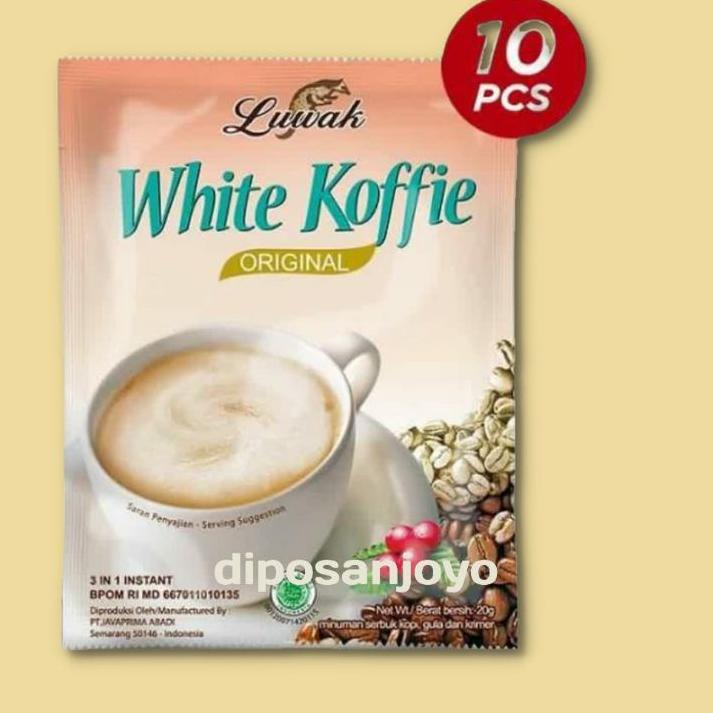 

✔️FLA⚡H⚡ALE✔️WHITE KOFFIE Kopi Luwak 10 sachet