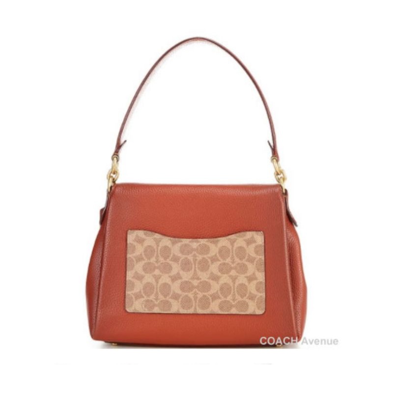 Coach May Shoulder Bag In Signature Canvas(5229)