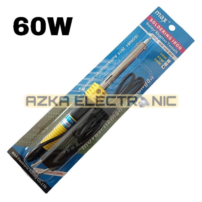 Solder 60W MAX Bagus Dengan Mata Solder Kristal