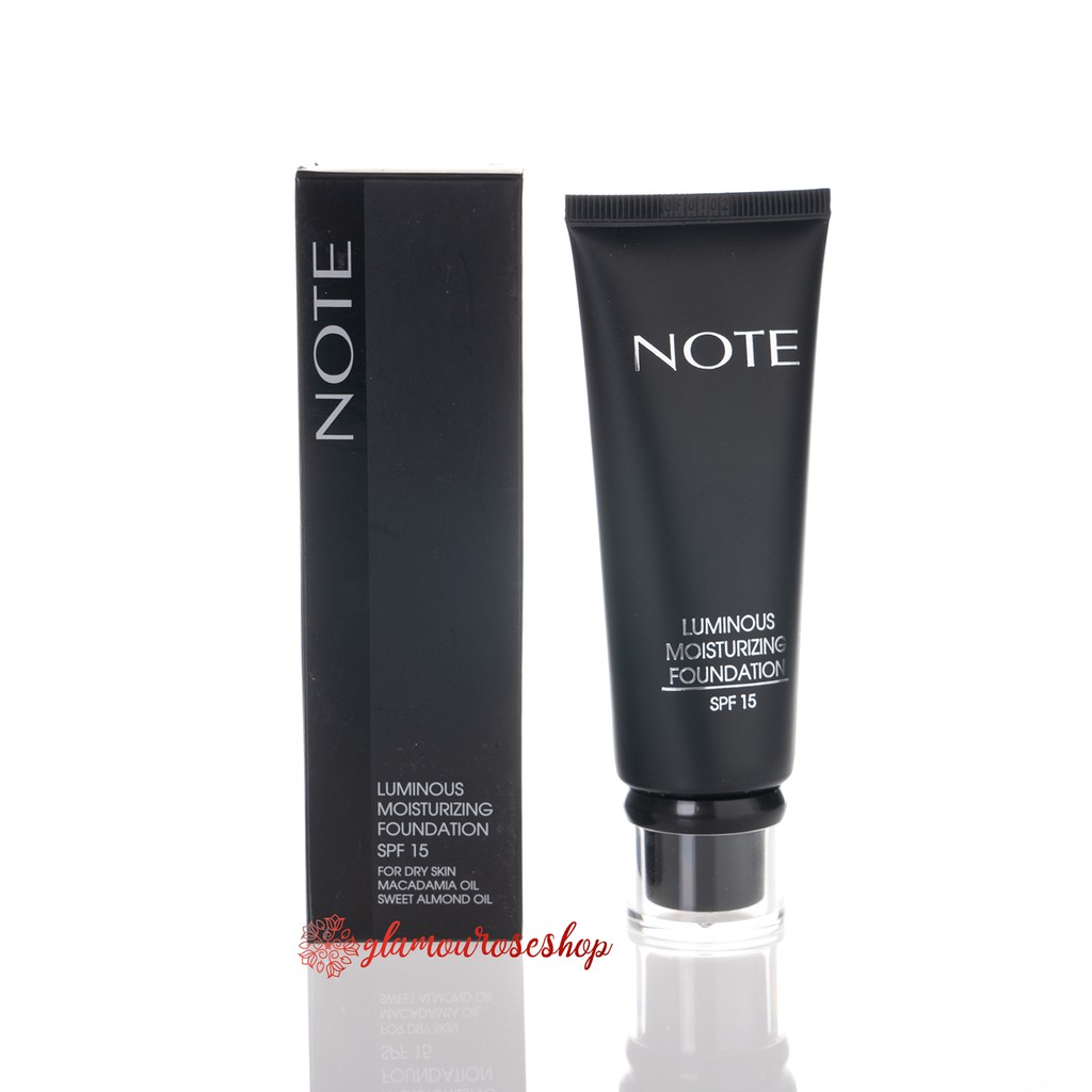 ❤️Glamouroseshop❤️ NOTE COSMETICS Luminous Moisturizing Foundation 35 ml