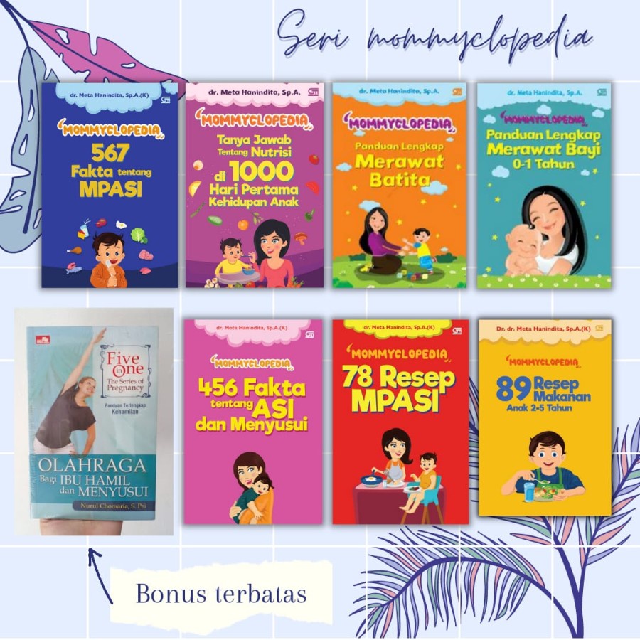 Buku SET Mommyclopedia by Dr. dr. Meta Hanindita, Sp.A.(K)