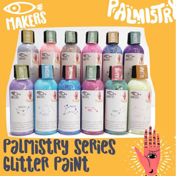 

Paket Cat Glitter 12 warna - for ceramic, pouring & fabric