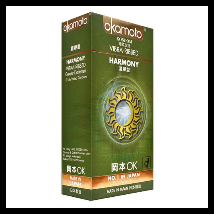 Bayar Ditempat Okamoto Harmony 10pcs Kondom Tekstur Bergerigi ORIGINAL