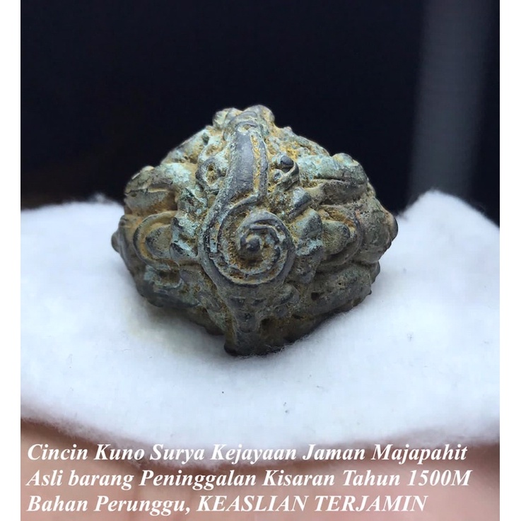 Cincin Kuno Surya Kejayaan Jaman Majapahit Langka