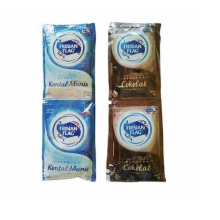 

Susu Putih Coklat Frisian Flag Bendera Kental Manis 40gr (6 Sachet)