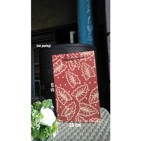 

(12 Pcs) Tas kertas/paperbag [uk: 15x25x7] 12pcs