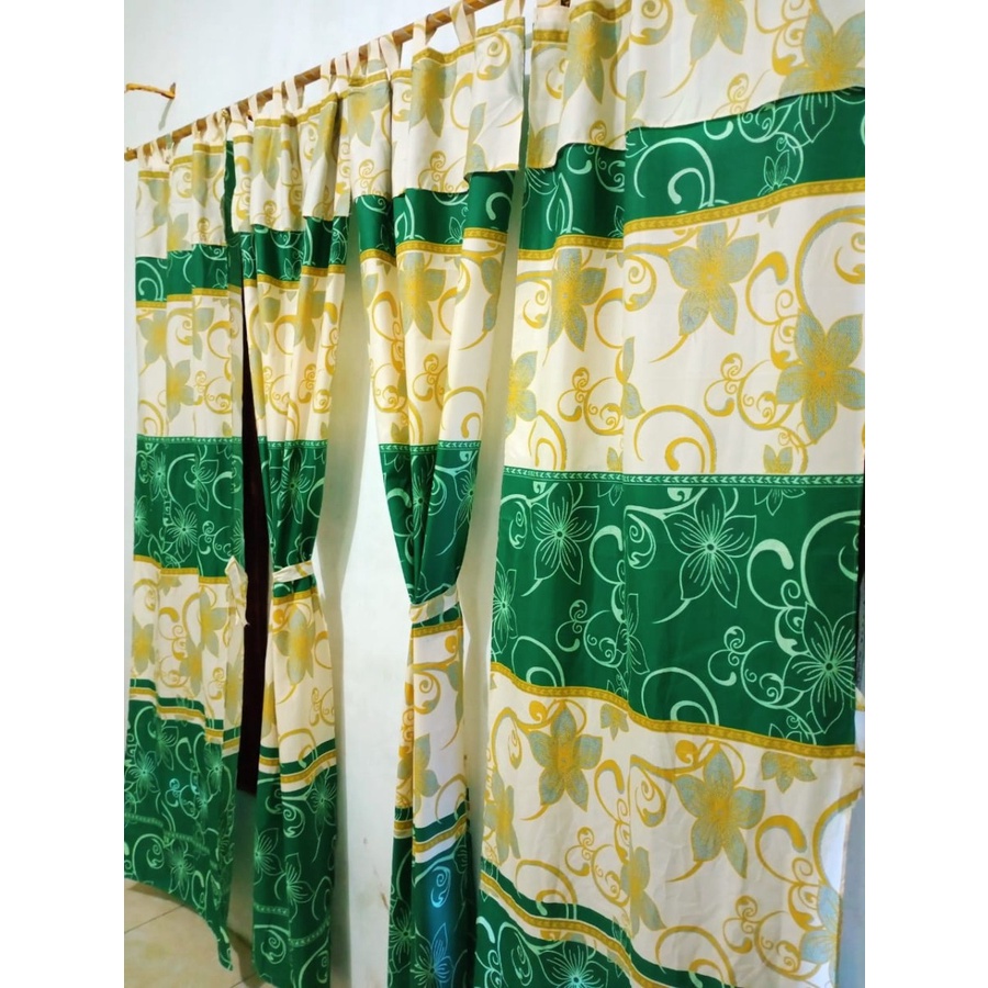 Gorden Pintu Green Floral