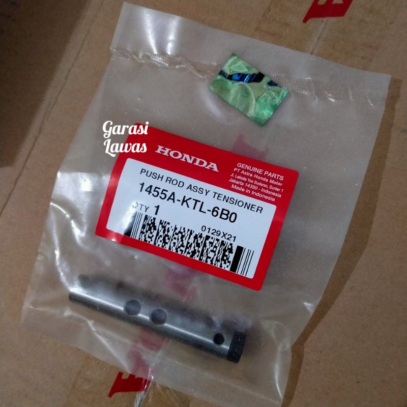 1455A-KTL-6B0 Push rod assy tensioner original AHM Honda supra x 125 suling keteng ori astrea grand