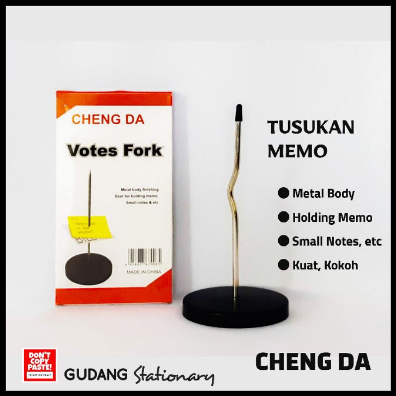 Tusukan Memo Votes Fork CHENG DA