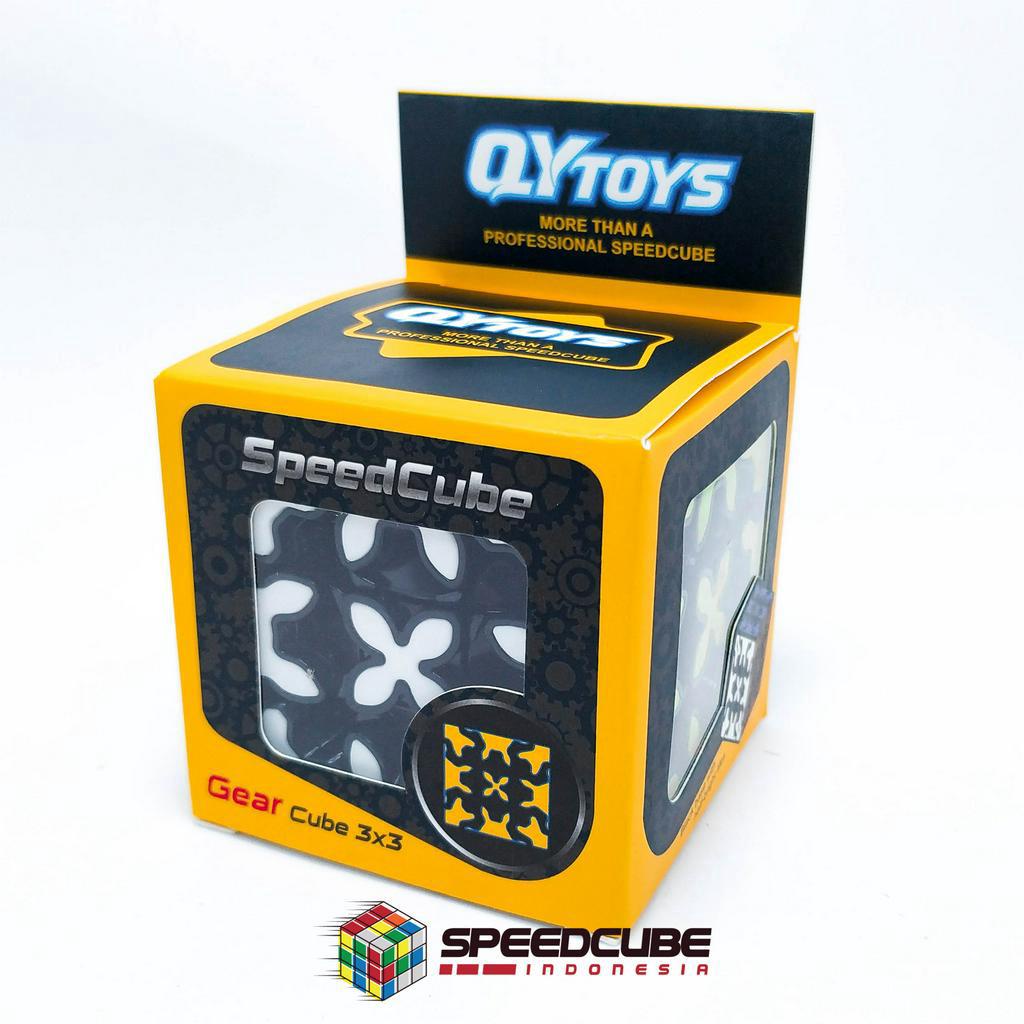 Rubik Gear Cube 3x3 - Rubik Unik Sulit Bentuk Gir - Qiyi Gear Cube 3x3