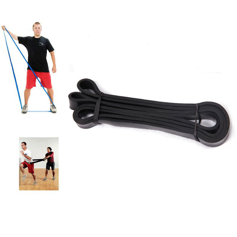 Latex Pull Up Resistance Band Fitness Size M - Y66OR HITAM