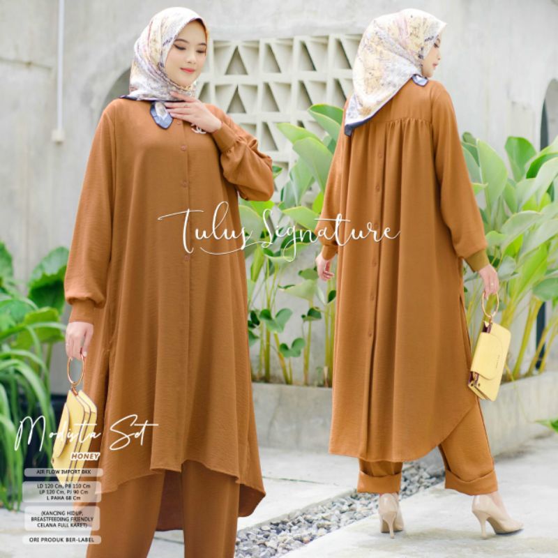 MODISTA SET BY TULUS SIGNATURE (ONE SET WANITA) Setelan muslimah rekomeded