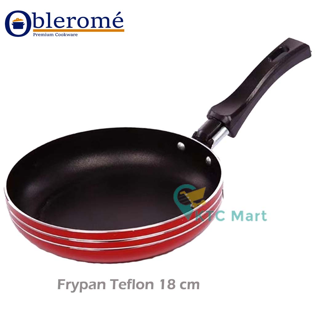 KTCmart - OBLEROME Frypan 18 cm / Teflon Goreng / Teflon Masak