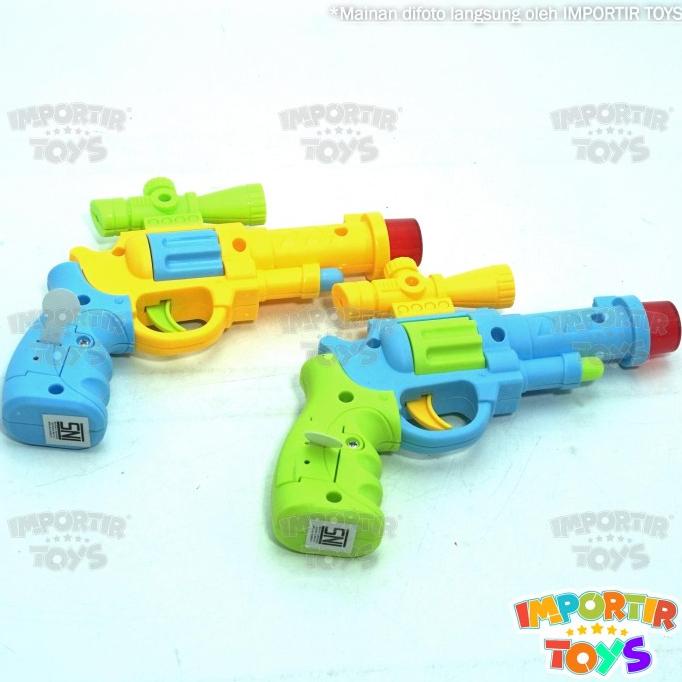 MAINAN PISTOLAN MINI BABY DENGAN SUARA DAN LAMPU MAINAN BAYI TOYS KID