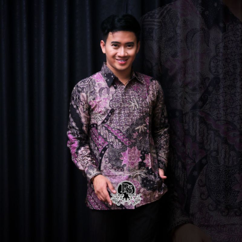 TERBARU Baju Batik Pria Gus Azmi Syubbanul Muslimin Hadroh Azzahir Santri muslim, Modern Lengan Panjang