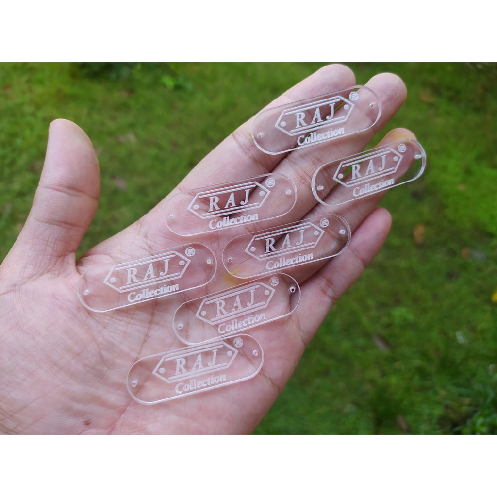 

Label Akrilik Gravir Minim Order 500 pcs