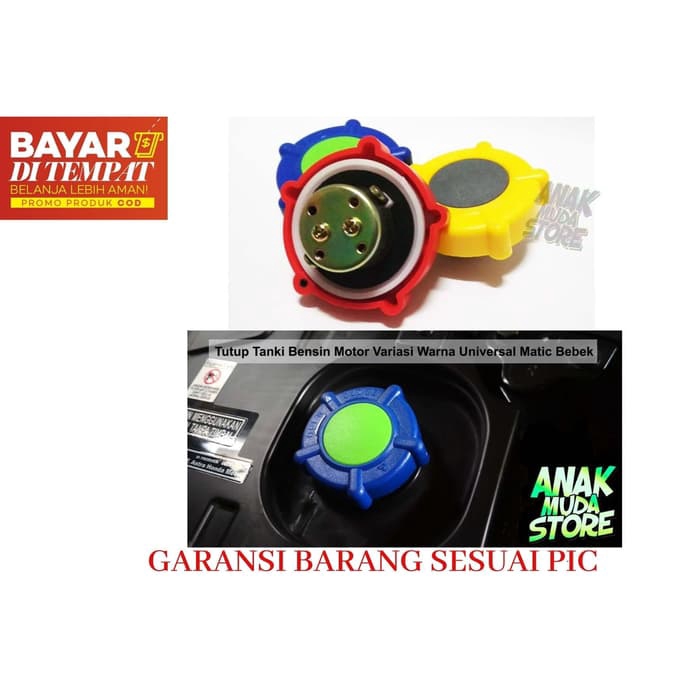 013 Tutup Tangki Bensin Motor MATIC dan BEBEK - KUNING