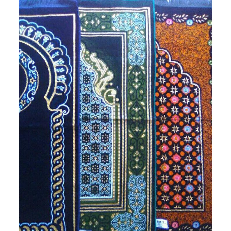 Terlaris Sajadah Turki Alif Gold Spigel