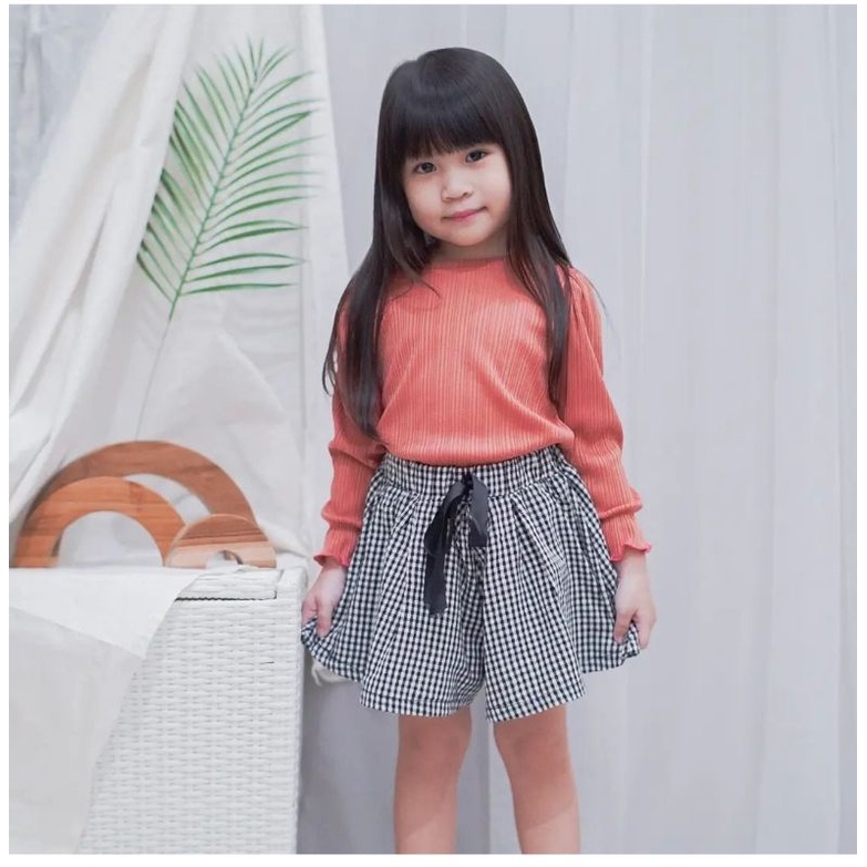 Alysa Long Sleeve 1-4 Tahun Blouse Anak Perempuan