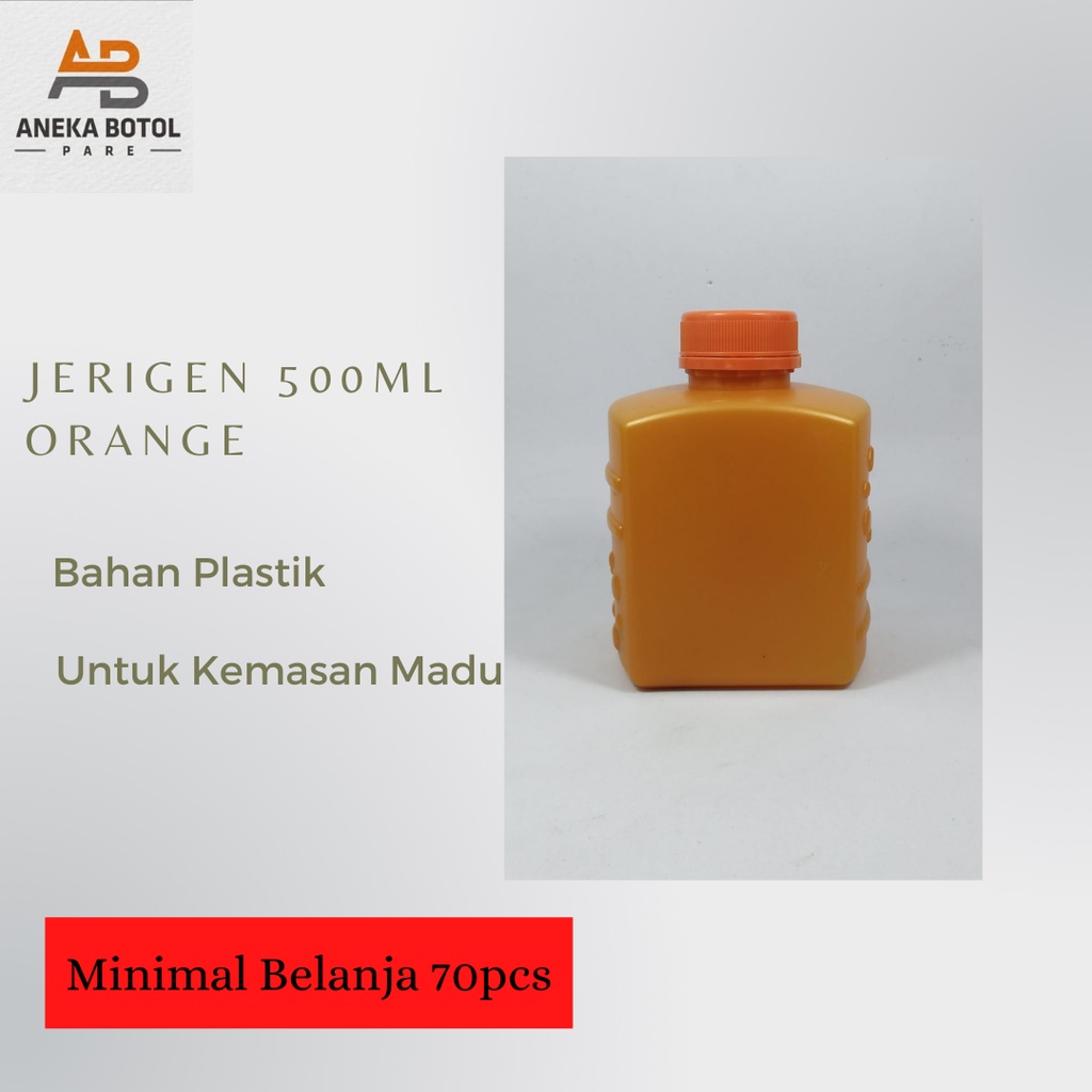 Jerigen 500ml Orange  | Jerigen 500ml | Jerigen Madu