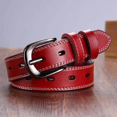 Sabuk wanitaJarum!FashionSabuk kulit asliPD-012