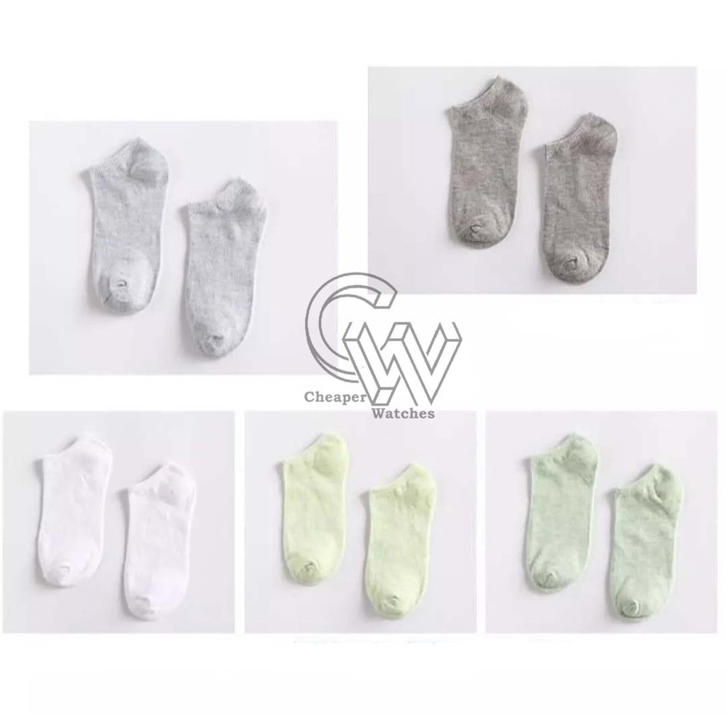 Cheaper-Kaos Kaki Pendek Kaos Kaki Ankle Cute Korean Kaos Kaki Pendek Polos  Motif Semata Kaki Import Murah