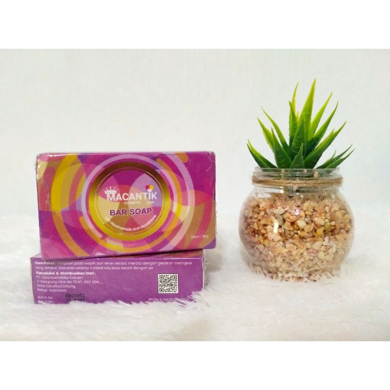 PEMUTIH BADAN BPOM MACANTIK BAR SOAP