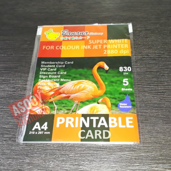 

Promo Bulan Ini Id-Card Banana / Printable Card Terbatas