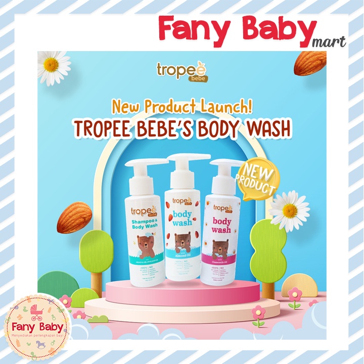 TROPEE BEBE TOILETRIES SERIES (2IN1 &amp; BODY WASH) 100ML