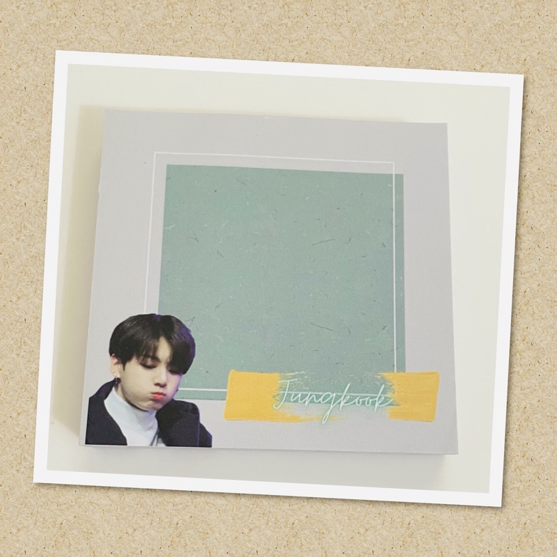 

MEMO PAD JUNGKOOK BTS