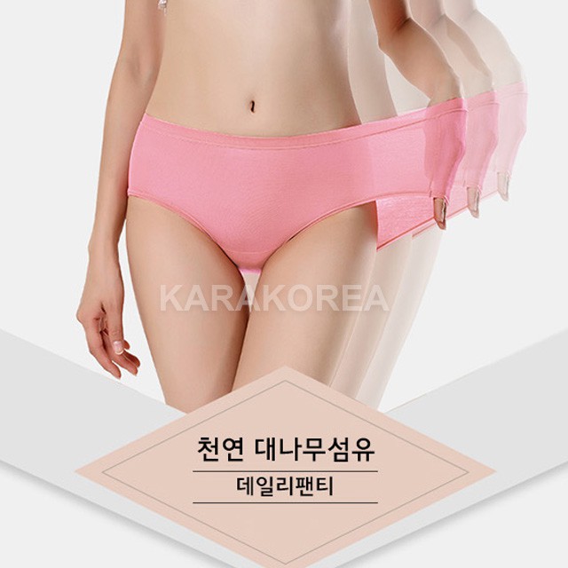 KARAKOREA 018 Premium Bamboo Panty CELANA DALAM WANITA POLOS IMPORT BAHAN LEBIH MELAR DAN LEBIH ADEM