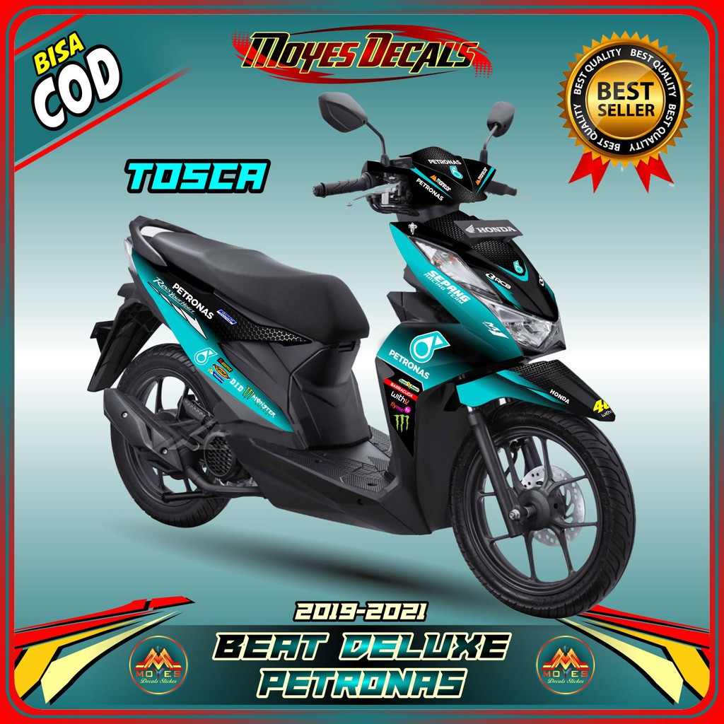 Decal Stiker Beat Deluxe Petronas, Stiker Beat Deluxe Petronas, Striping Beat Deluxe Petronas