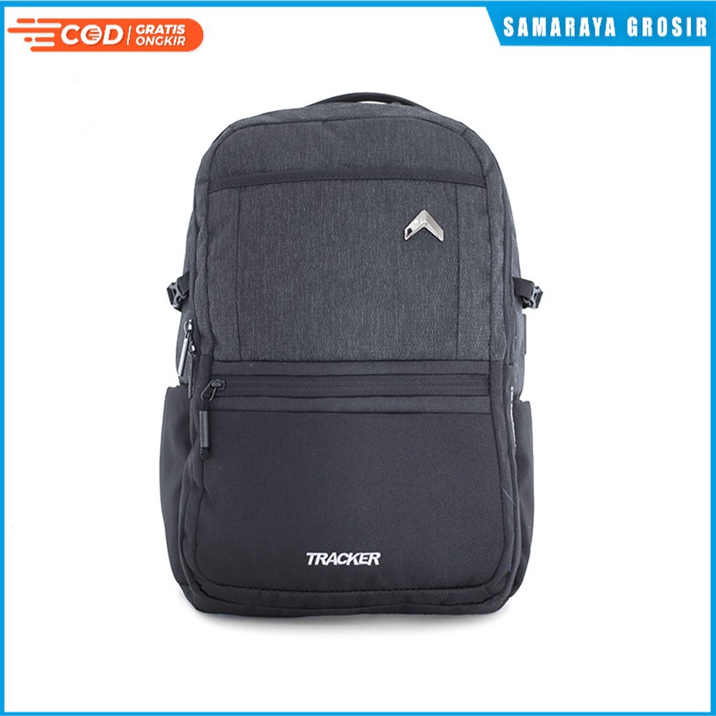 Tas Ransel Tracker Rover USB - ORIGINAL TRACKER - Tas Kerja / Laptop - Tas Pria Fashion Casual - Bac