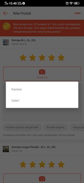 Kemeja M, L, Xl, Xxl