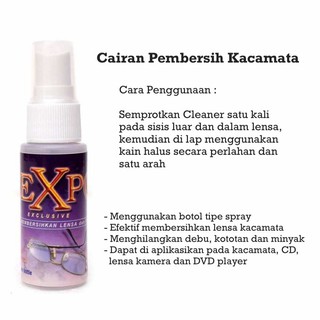 1 Botol Expo Original Spray Cairan Pembersih Lensa