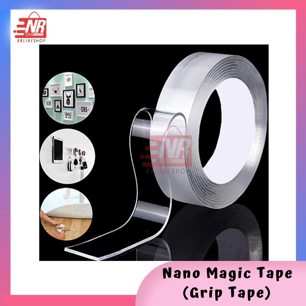 

Nano Tape / Solasi Penempel Perekat Barang / Grip Tape Double Tape Kuat