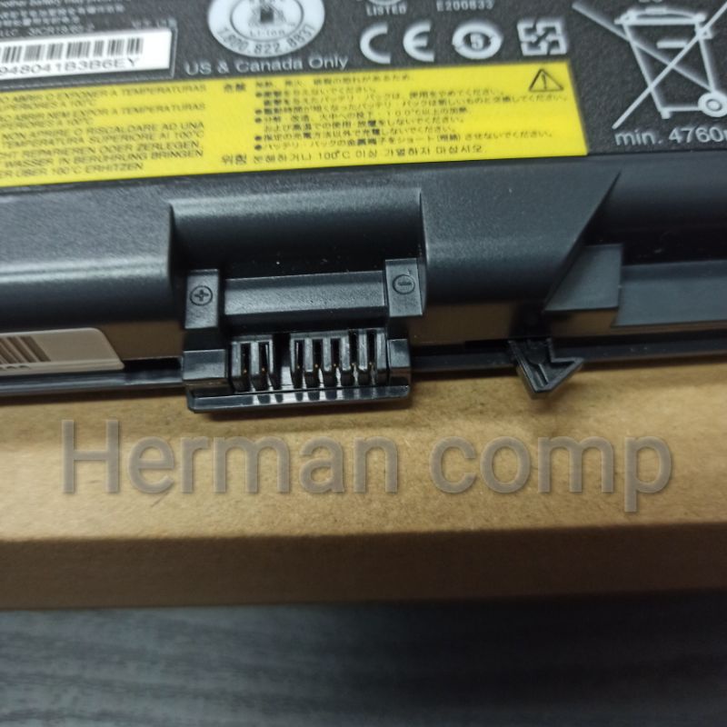 Original Baterai Lenovo Thinkpad W510 W520 W530 70+